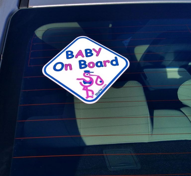 Baby On Board Sedan