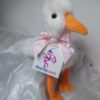 Plush Stork Keepsake