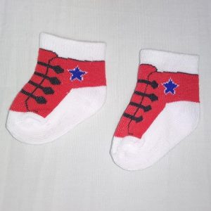 Blue Star Red/White Boys Socks