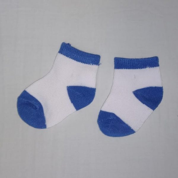 Blue Trim Boys Socks