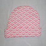 Pink Chevron Pattern Girls Cap