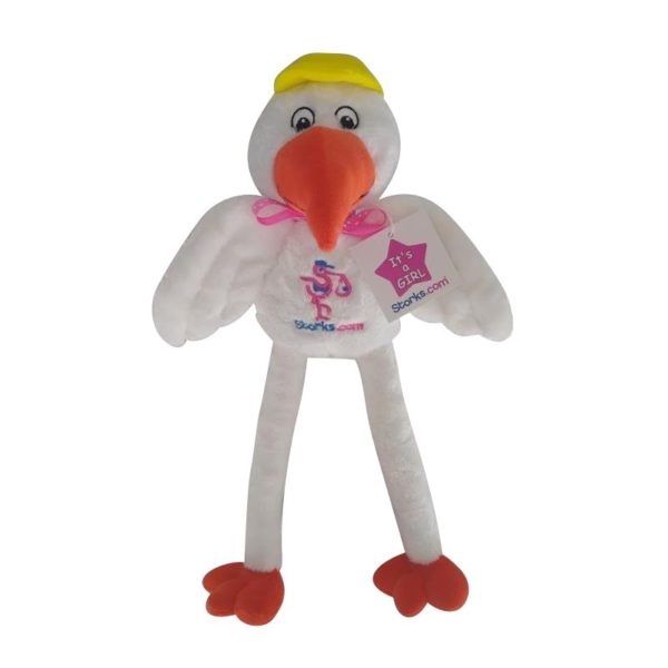 Plush Stork Keepsake