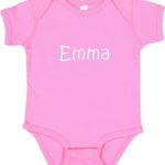 Personalized Bodysuit Pink