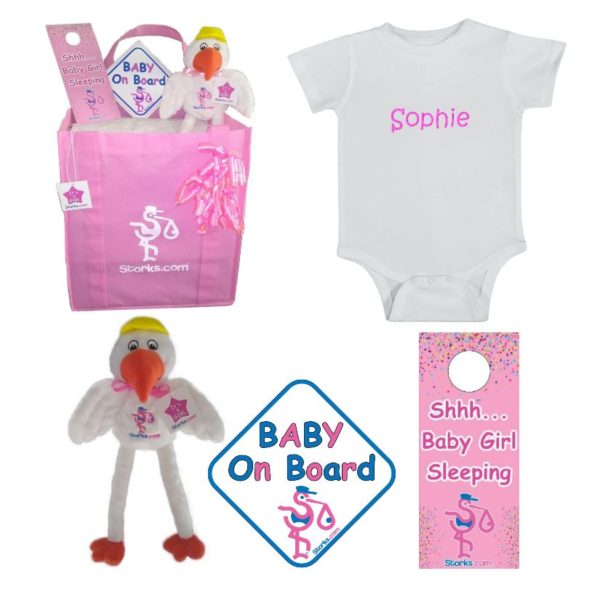 Personalized Bodysuit Gift Bundle for Girls