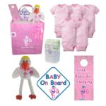 Pink Bodysuits Gift Bundle for Girls